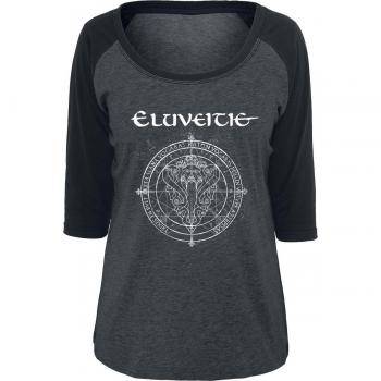 Eluveitie evocation Pantheon Manga Larga Mujer Gris Marengo/Negro XL