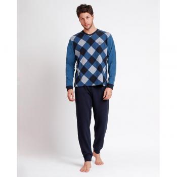 ADMAS MAGNIFIC Pijama Manga Larga Harlequin para Hombre