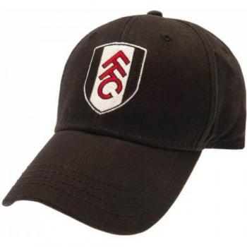 Gorra de béisbol unisex para adulto Fulham FC Core Crest, color negro, talla única