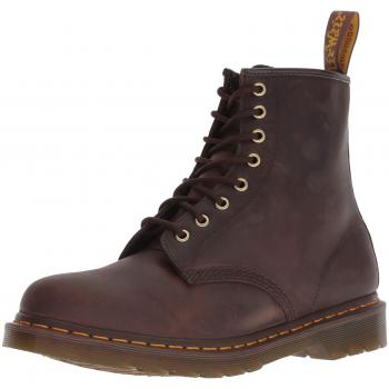 Dr. Martens 1460 Crazy Horse Women's Brown Leather Lace-Up Boots Size 39