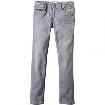 Tommy Hilfiger VIKKY SKINNY SMGSTR - Vaqueros para niñas, color sargas mid grey stretch 920, talla 16 años