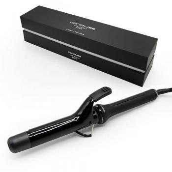 Rizador de Pelo Corioliss The Curly 32mm - Barril Cónico Profesional de Cerámica con Control de Temperatura para Ondas y Rizos Ultra Suaves