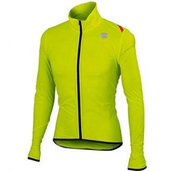 Sportful Hot Pack 6 Jacket Windproof Bike, Yellow Fluo - Amarillo, S
