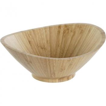 Cuenco DKD Home Decor Natural de Bambú 24,6 x 22,5 x 9,5 cm
