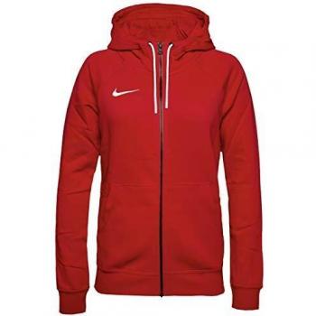 Sudadera con Cremallera Nike Park para Mujer, Capucha y Fleece Rojo XS