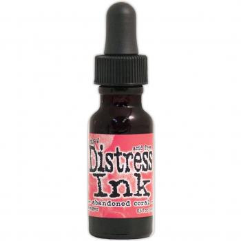 Tim Holtz Distress Ink Re-Inker .5Oz-February-Abandoned Coral