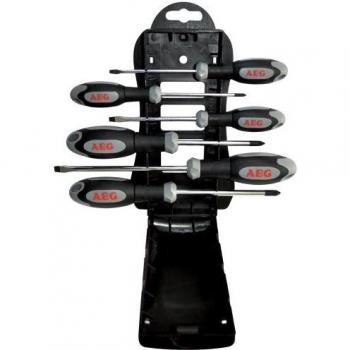 AEG Juego de 6 destornilladores con soporte de plástico (Ref: 005066)
