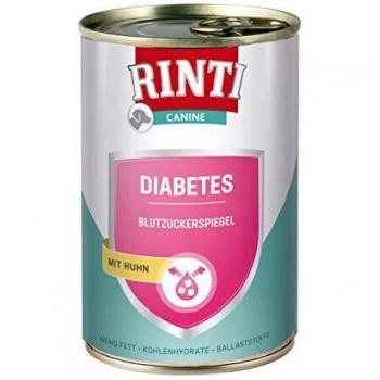 RINTI Canine Diabetes con pollo 400 g - comida húmeda para perros