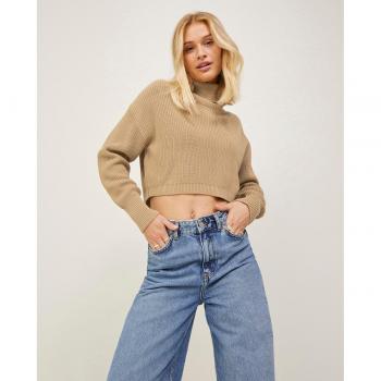 Jack & Jones - Jersey de mujer cuello vuelto