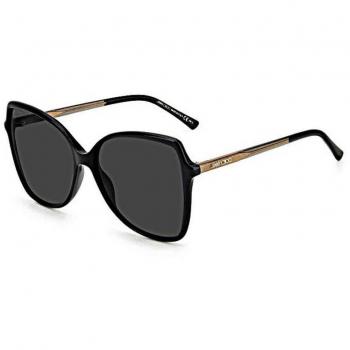 Jimmy Choo Fede/S Women's Cat Eye Sunglasses - Black Grey Blue - One Size