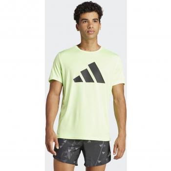 Camiseta de running adidas Run It para hombre en color verde