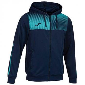 Chaqueta con capucha eco supernova marino turquesa flúor para hombre