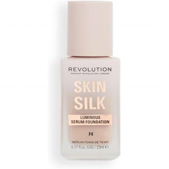 Makeup Revolution Skin Silk Serum Foundation Light Illuminating Foundation Shade F4 23 ml