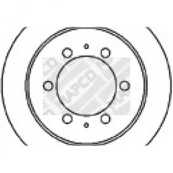 Disco de freno MAPCO 15582, tipo: disco de freno, características: diseño optimizado para rendimiento y durabilidad, fabricado con materiales de alta calidad, resistencia a la corrosión, fácil instalación, compatible con una amplia