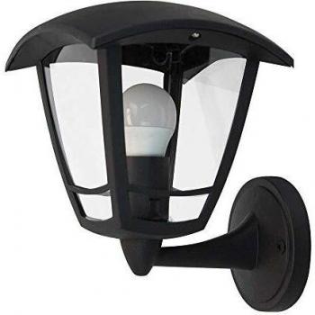 Aplique Pared Exterior Ascendente Negro IP44 | 7hSevenOn Outdoor | Lámpara e Pared Exterior Moderna | Farol Exterior de Pared Exterior o Interior
