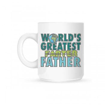 Taza Farter más grande del mundo blanca One Size