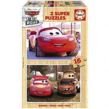 PUZZLE INFANTIL CARS 2X16 PIEZAS