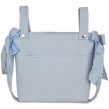 Bolso para silla de paseo Rosy Fuentes - Talega con diseño moderno, fabricado en materiales resistentes, impermeable, múltiples compartimentos para organización, correa ajustable y acolchada, compatible con la mayoría de sillas de paseo