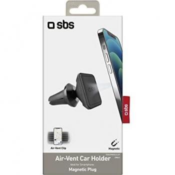Soporte para Coche SBS TESUPMAGLCLIP Universal Magnético Negro