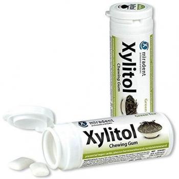 Chicle Xylitol Sabor Té Verde 30 Unidades - Miradent