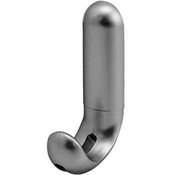 Colgador Adhesivo / Atornillable Plateado Mate