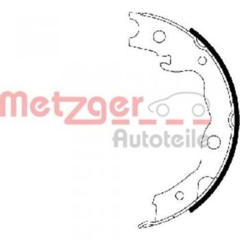 Juego de zapatas de freno de estacionamiento METZGER MG 223