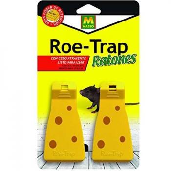 Roe 231128 Trampa Ratones, Amarillo, 14x22.5x5.5 cm