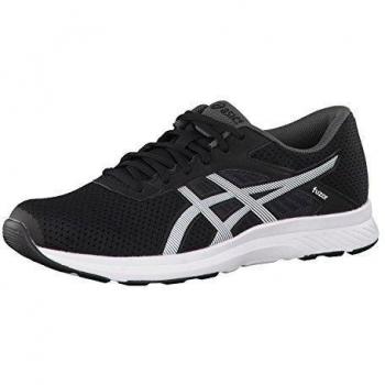 ASICS FUZOR T6H4N 9001 Negro Y Blanco