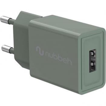 Cargador de Pared Nubbeh 10W 2A USB-A Verde