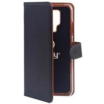 Celly WALLY Funda de Libro para Teléfono Móvil 16,6 cm (6.53) Color Negro - Compatible con Huawei Mate 20
