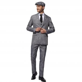 20s Adult Gangster Suit - Vintage 1920s Costume with Vest for Men
