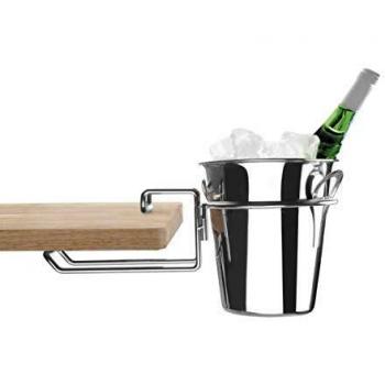 LACOR Soporte DE Mesa ENFRIABOTELLAS 18 CM, Metal, INOX