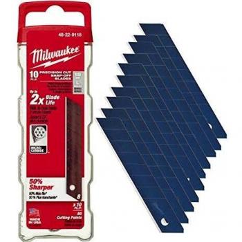Milwaukee. Láminas P/X Acto micro carburo de 18 mm 10 unidades