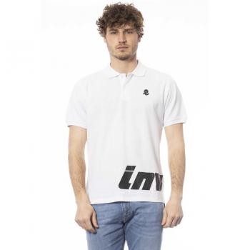 Invicta White Cotton Polo Shirt - S, Male, Short Sleeve, Logo on Chest