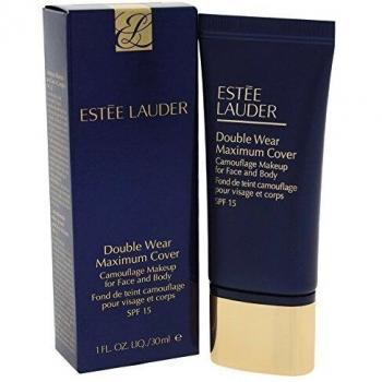 Estée Lauder Double Wear Maximum Cover Camouflage Makeup for Face and Body SPF 15, High Cover Foundation for Face and Body, Shade 3C4 Medium/Deep, 30 ml