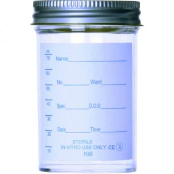 Ramboldi 360201 Envase De Poliestireno De 100 ml, Etiqueta Impresa
