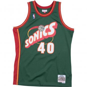 Seattle Supersonics Shawn Kemp NBA Jersey - Mitchell & Ness Men's Large