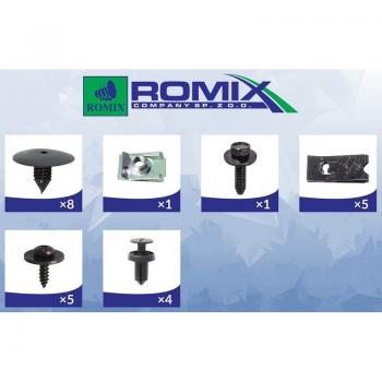 Pinza para tapicería ROMIX ROM 91013 - Herramienta de sujeción, fabricada en acero inoxidable, mango ergonómico, diseño antideslizante, ideal para trabajos de tapicería y automoción, incluye