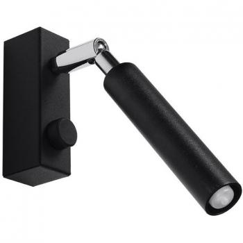 Aplique de pared Eyetech 1 negro G9 con iluminación LED interior