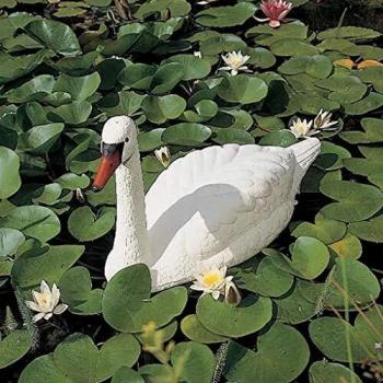 ALTADEX Ubbink Cisne Blanco Adorno Plástico del Estanque del Jardín