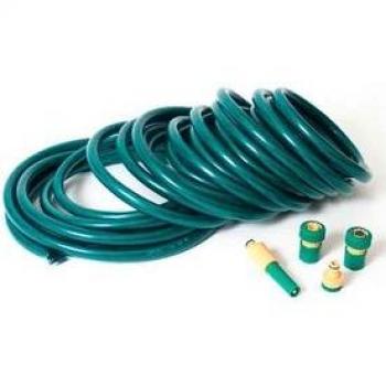 Manguera Flexible con 4 Accesorios Verde 20 m