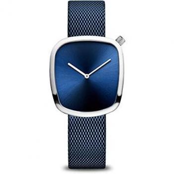 BERING Reloj Analógico Classic Collection para Mujer de Cuarzo con Correa en Acero Inoxidable y Cristal de Zafiro 18034-307