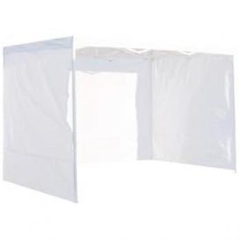 Pack 3 Laterales Lisos Eco para Carpas Plegables 3x3 - Blanco