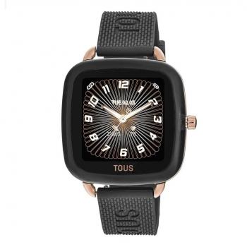 TOUS Reloj Smartwatch Mujer Silicona Negro D-Connect 300358082