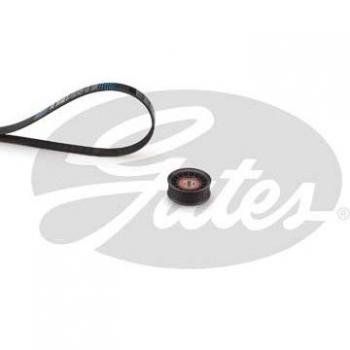 GATES Juego de correas auxiliares poli V para FORD: Focus, C-Max & VOLVO: S40, V50, C30 (Ref: K016PK1249SF)