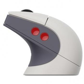 Ratón Inalámbrico 8Bitdo Retro R8 N Edition con Base de Carga, Bluetooth/USB-C, 26000 DPI, Gris/Rojo