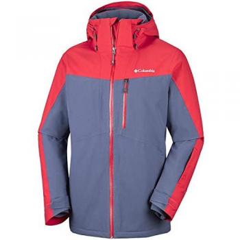 Columbia Men Winter Jacket Wild Card, Größe:S, Farbe:Red Spark/Dark Mountain