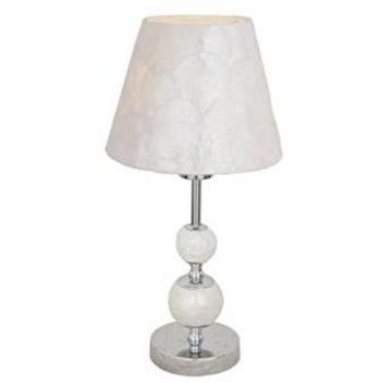 Lámpara de Mesa Elegante Ying-yang Marrón 36x36 con Portalámparas E14