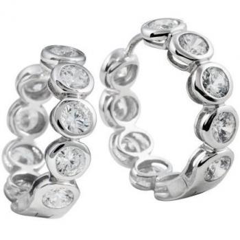 Diamonfire Eternities Linie - Pendientes