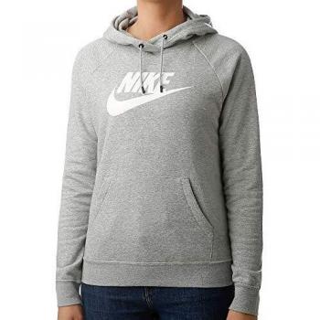 NIKE W Nsw Essntl Hoodie PO Hbr Sweatshirt - Dark Grey Heather/